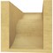 Ekena Millwork 6"W x 12"D x 6"H Wide Carmel Rough Cedar Woodgrain TimberThane Corbel, Primed Tan CORUR06X12X06CARRCPR - alternate 3